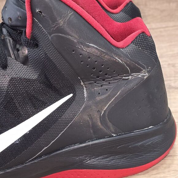 Nike Zoom Hyperenforcer Men's Size 14 Black Red Sneakers 'Sales CFM Sample' RARE - Picture 6 of 12